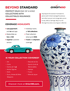 Collectibles Insurance - Brochure -  Image_232 x 300