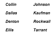 tx rate cut counties